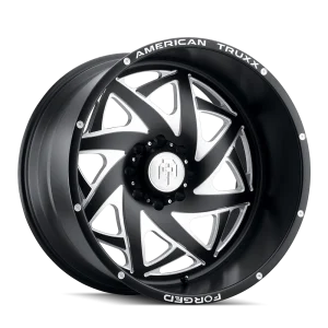 American Truxx – KRONOS – Black – 24″x14″ -76mm – Summer Wheels – ATF1910-24483-76M